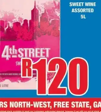 Boxer Liquors 4th street rosé wine offer