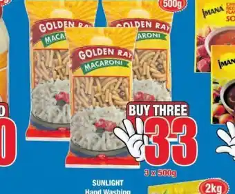 Boxer Golden ray macaroni 3 offer