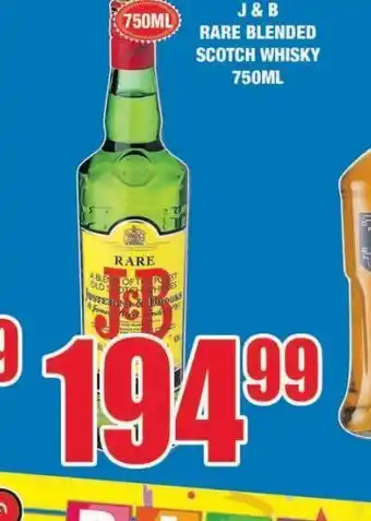 Boxer Liquors J&b whiskey offer