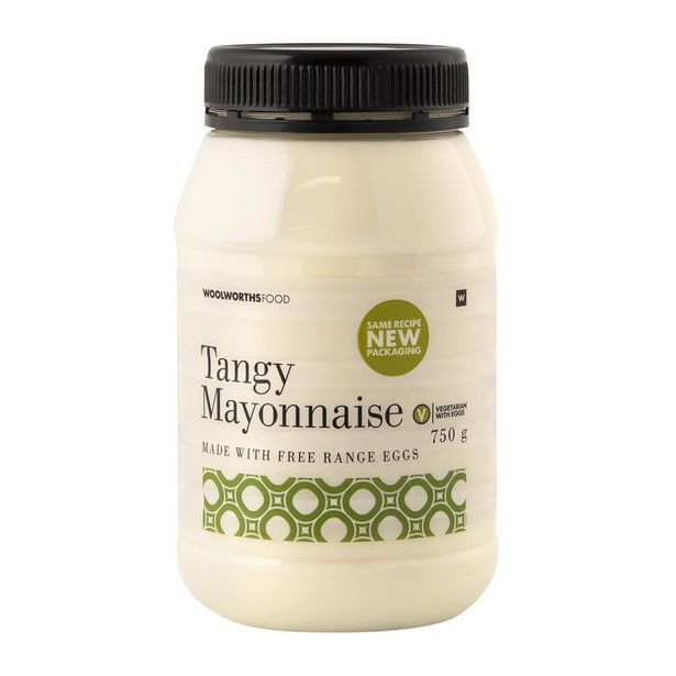 Tangy mayonnaise 750 g offer at Woolworths