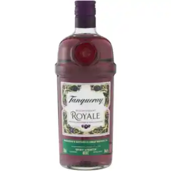Shoprite Liquor Tanqueray royale blackcurrant & vanilla flavoured gin bottle 750ml offer