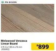 Builders Warehouse Pg bison melawood verzasca linear board 2.75m x 1.83m x 16mm offer