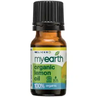 Clicks Organic lemon oil 10ml offer