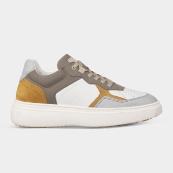 Fabiani G-star women's lash tumbled leather blocked sneaker offer