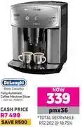 Game Delonghi fully automatic coffee machine silver offer
