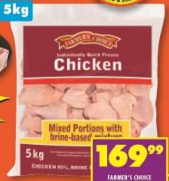 Shoprite Farmer's Choice Frozen Mixed Chicken Portions 2kg offer