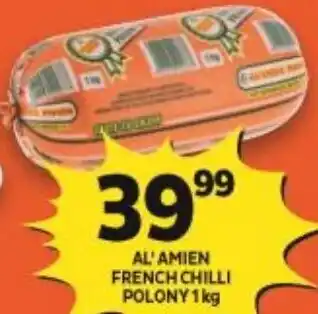 Shoprite Al' Amien French Chilli Polony 1kg offer
