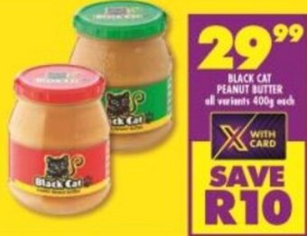 Shoprite Black Cat Peanut Butter 400g offer