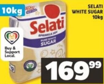 Shoprite Selati White Sugar 10kg offer