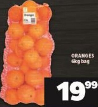 Shoprite Oranges 6kg offer