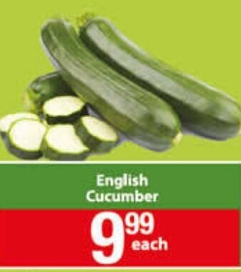 Check Save English Cucumber offer