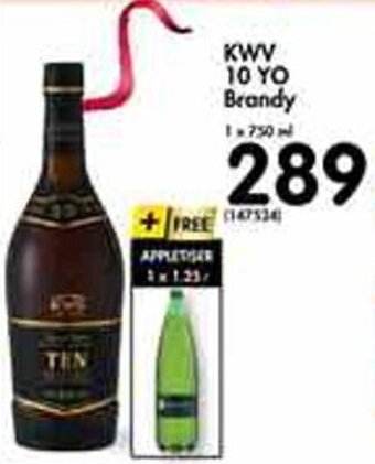 Makro KWV 10 YO Brandy 750ml offer