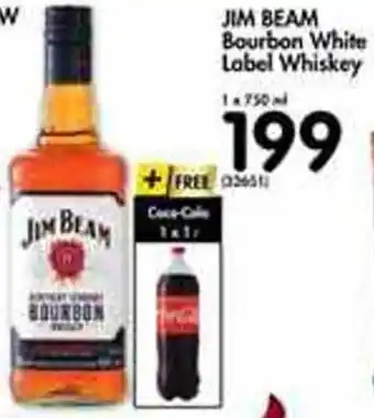 Makro Jim Beam Bourbon White Label Whiskey 750ml offer