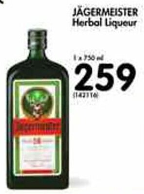 Makro Jagermeister Herbal Liqueur 750ml offer