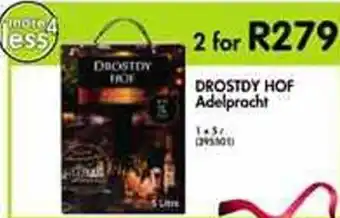 Makro Drostdy Hof Adelpracht 2x5L offer