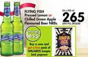 Makro Flying Fish Pressed Lemon Chilled Green Apple Flavoured Beer NRBs offer