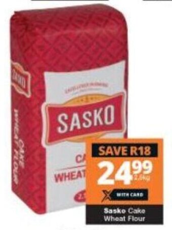 Checkers Sasko Cake Wheat Flour offer