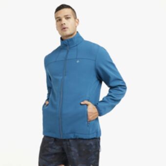 Men's ts funnel soft shell silver jacket
