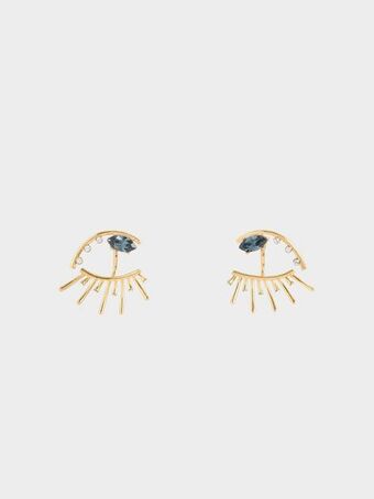 Charles & Keith Swarovski® crystal stud earrings - gold offer
