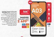 Edgars Samsung galaxy a03 smartphone offer