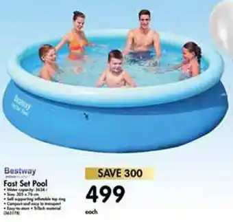 Makro Bestway Fast Set Pool offer