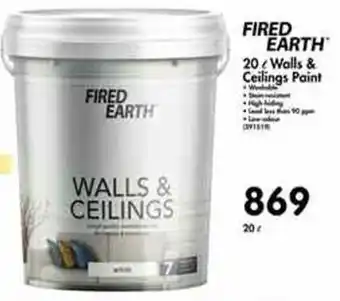 Makro Fired Earth Wall & Ceilings Paint 20L offer