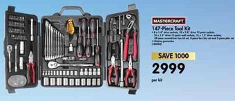 Makro Mastercraft 147-Piece Tool Kit offer