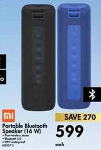 Makro Mi Portable Bluetooth Speaker 16W offer