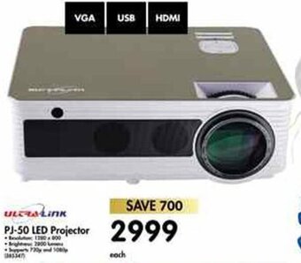 Makro Ultra Link PJ-50 LED Projector offer