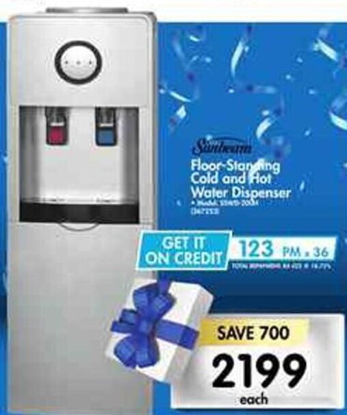 Floor Standing Cold and Hot Water Dispenser offer at Makro