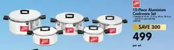 Makro 10-Piece Aluminiu Cookware Set offer