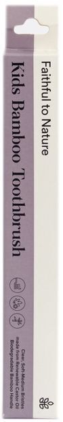 Faithful to Nature Faithful to nature kids bamboo toothbrush offer