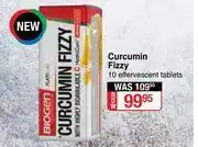 Dis-Chem Curcumin Fizzy-10 Effervescent Tablets offer