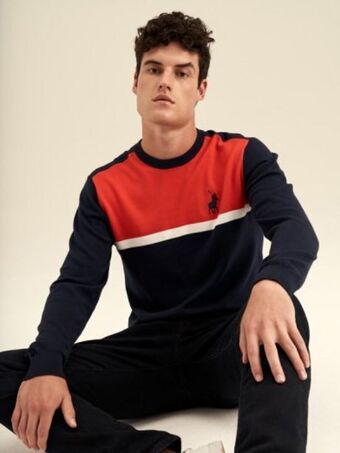 Colourblock knitwear