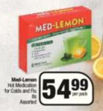 Spar Med-Lemon Hot Medication for Colds and Flu Assorted per pack offer