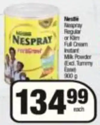 Spar Nestlé Nestpray Milk Powder 900g offer