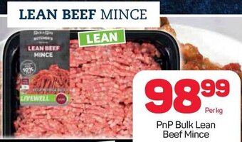 Pick n Pay PnP Bulk Lean Beef Mince offer