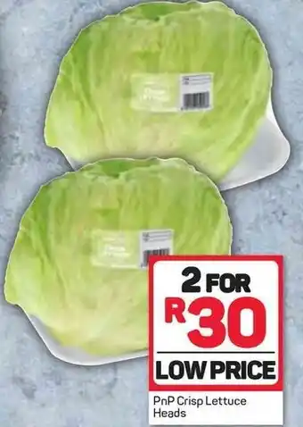 PnP Crisp Lettuce Heads