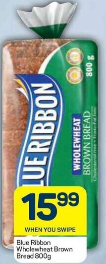 Pick n Pay Blue Ribbon Wholewheat Brown Bread 800g offer
