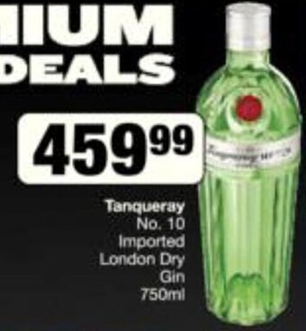 Tanqueray No. 10 Imported London Dry Gin 750ml