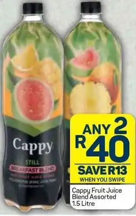 Pick n Pay Capp Fruit Juice Blend Assorted 1,5L offer