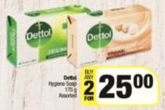 Spar Dettol Hygiene Soap Assorted 2 x 175g offer
