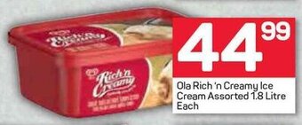 Ola Rich 'n Creamy Ice Cream Assorted 1,8L
