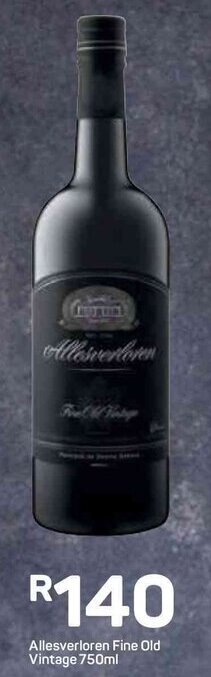 Allesverloren Fine Old Vintage 750ml