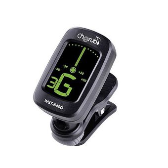 Cherub wst640g auto on guitar tuner