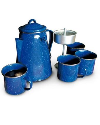 Lk's coffee percolator set