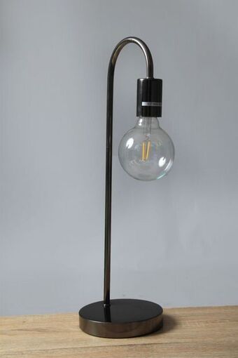 Curved desk lamp