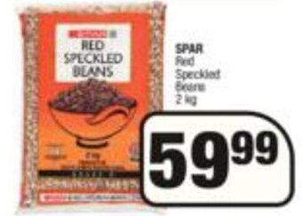 Spar Spar Red Speckled Beans 2kg offer