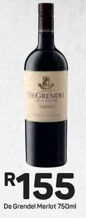 Pick n Pay De Grendel Merlot 750ml offer