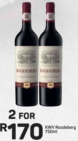 Pick n Pay KWV Roodeberg 750ml offer